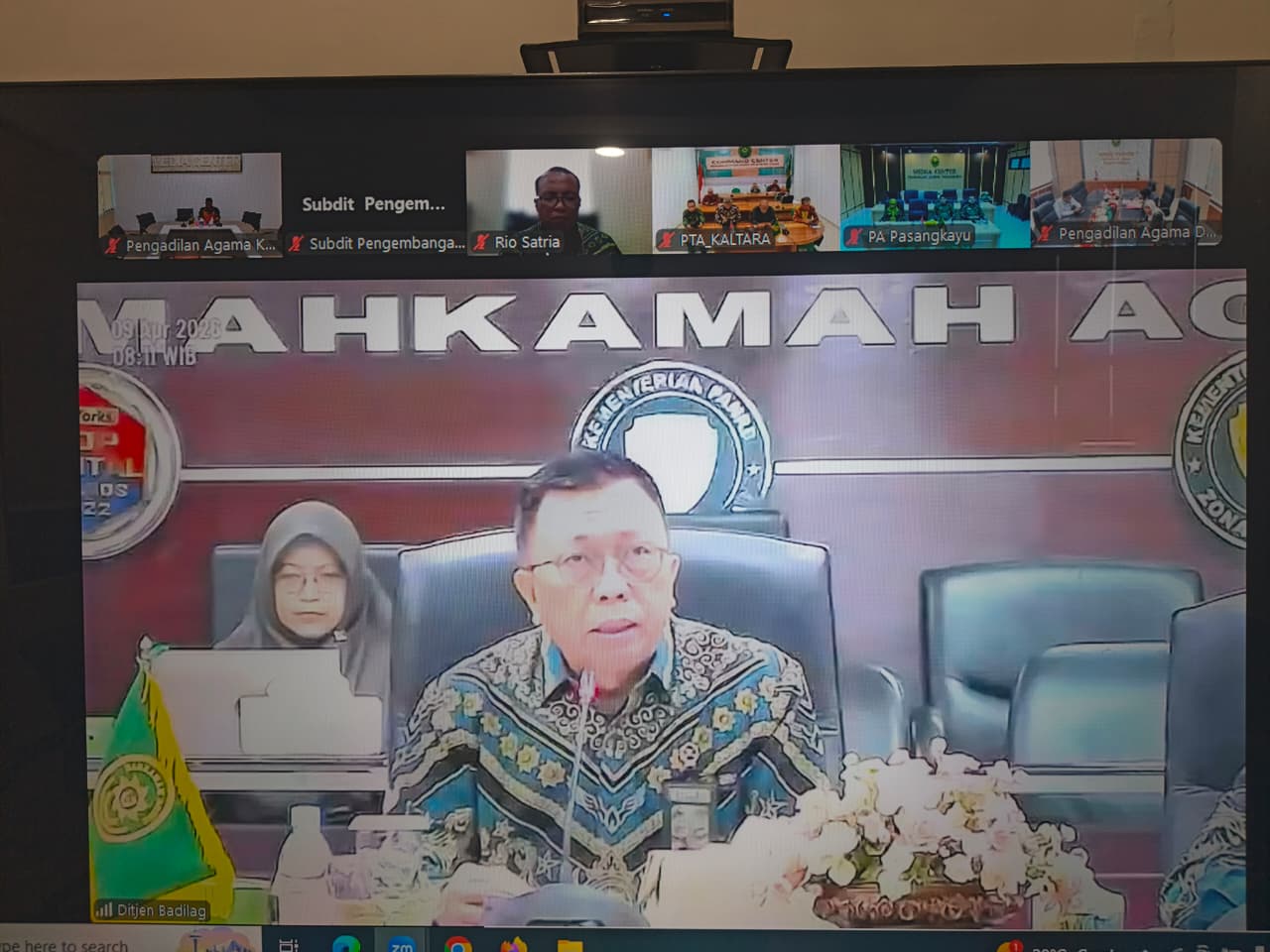 69. Ketua PA Kuala Pembuang Ikuti Sosialisasi PERMA Nomor 4 Tahun 2025 Secara Daring 2