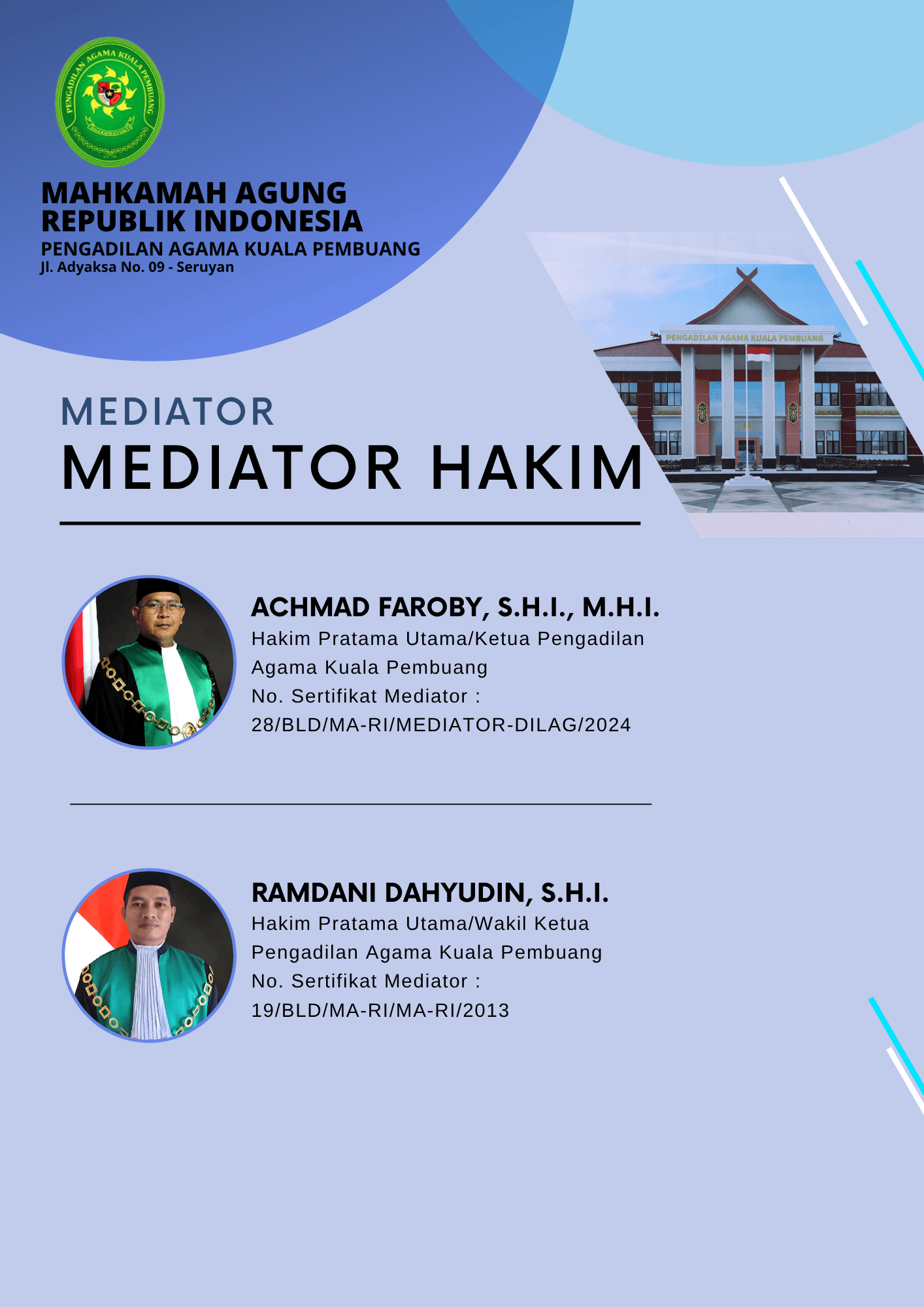 Blue Modern Business Conference Flyer 1