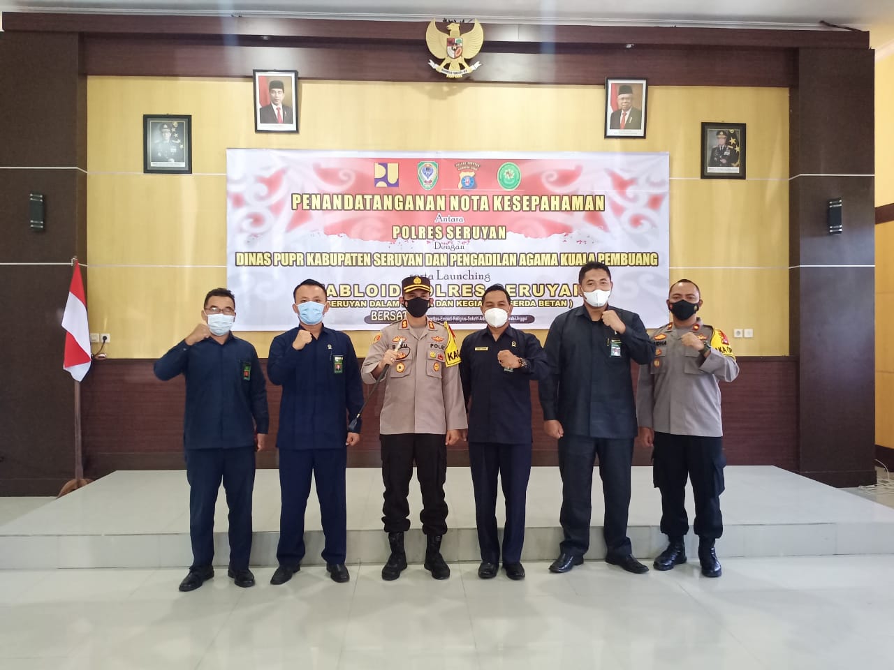 Pa Kuala Pembuang Teken Mou Dengan Polres Seruyan Tentang Pengamanan Sidang Sita Dan Eksekusi